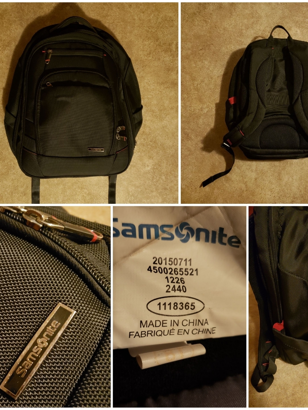 Samsonite Black Backpack